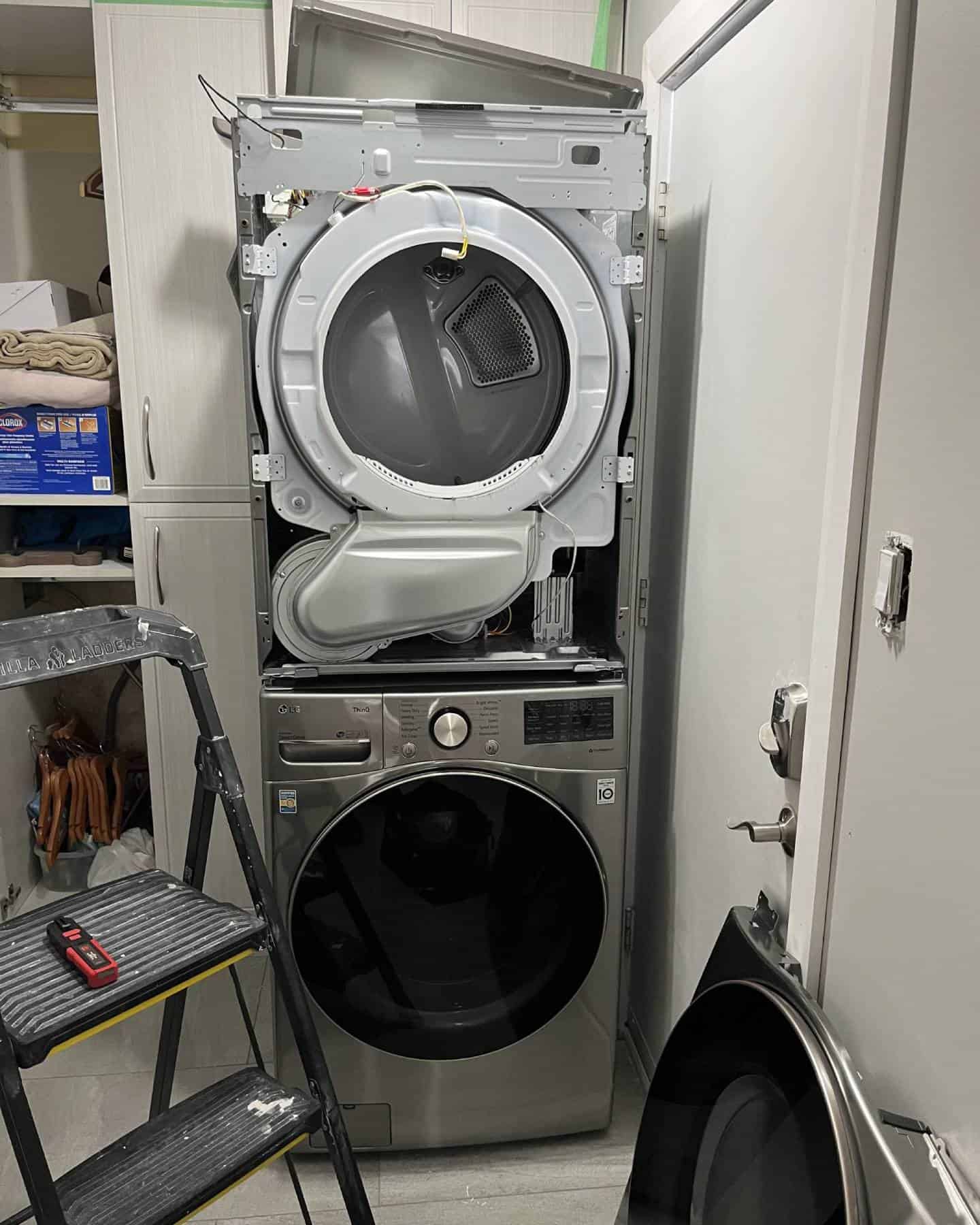 A Dryer Getting Fixed In Ottawa